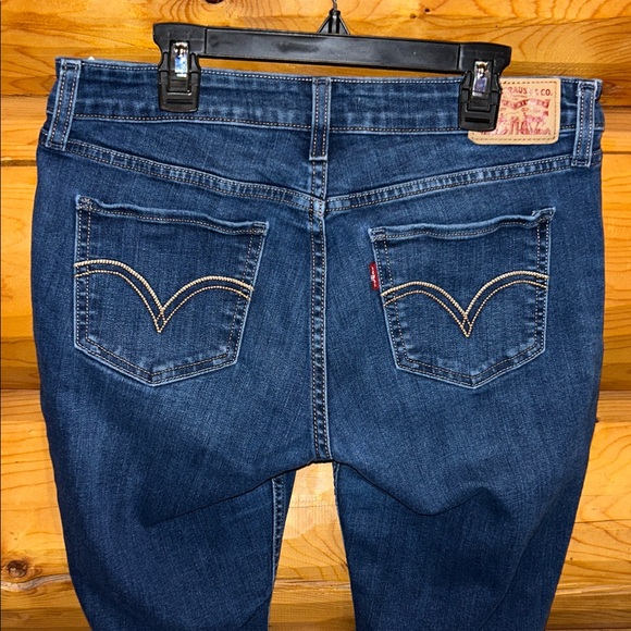 Levi’s GUC 535 Mid-Rise Super Skinny Jeans Size 31 in Medium Indigo Wash - Picture 13 of 14